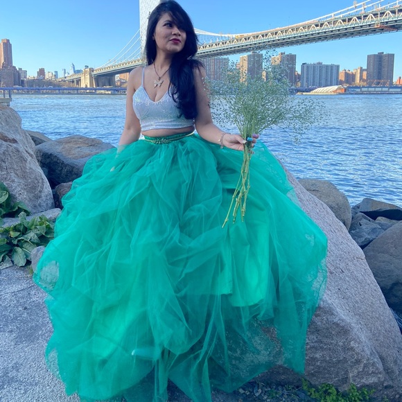 Long Maxi Tulle Skirt - Picture 5 of 7